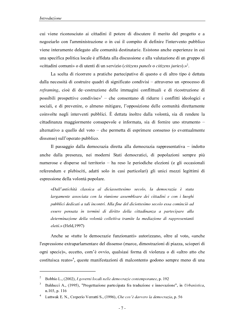 Anteprima della tesi: La pianificazione partecipativa: teorie e tecniche. Un esempio di integrazione di diversi strumenti: GioCoMo., Pagina 4