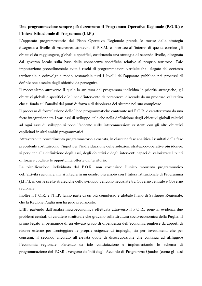 Anteprima della tesi: La ''montagna del sole'': proposte per la destagionalizzazione e la valorizzazione turistica del promontorio del gargano, Pagina 11