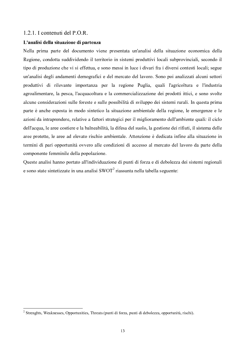 Anteprima della tesi: La ''montagna del sole'': proposte per la destagionalizzazione e la valorizzazione turistica del promontorio del gargano, Pagina 13