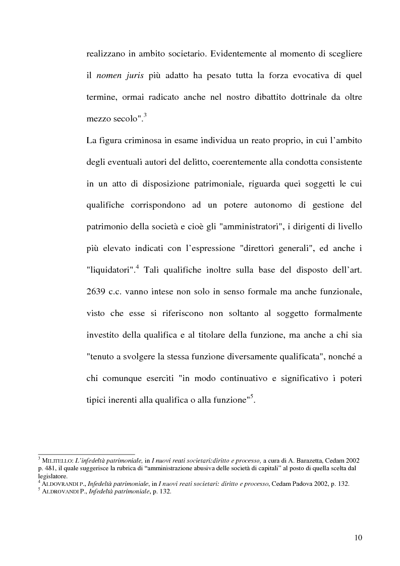 Anteprima della tesi: Le fattispecie di Infedeltà, Pagina 10
