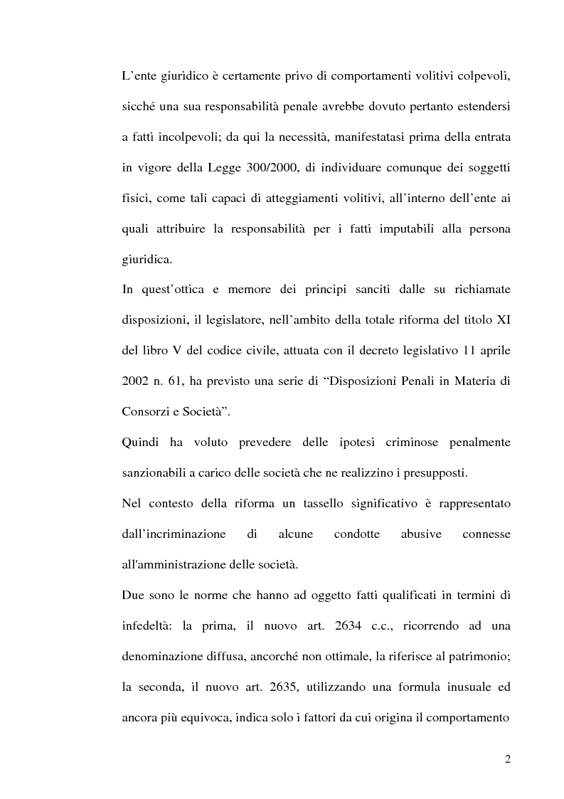 Anteprima della tesi: Le fattispecie di Infedeltà, Pagina 2