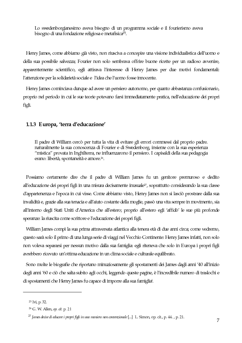 Anteprima della tesi: William James, filosofo della libertà, Pagina 9