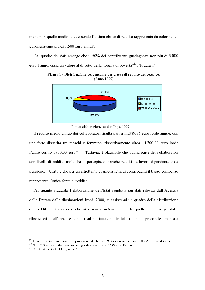 Anteprima della tesi: La flessibilità del mercato del lavoro italiano. Profili giuridici ed effetti socio-economici., Pagina 4