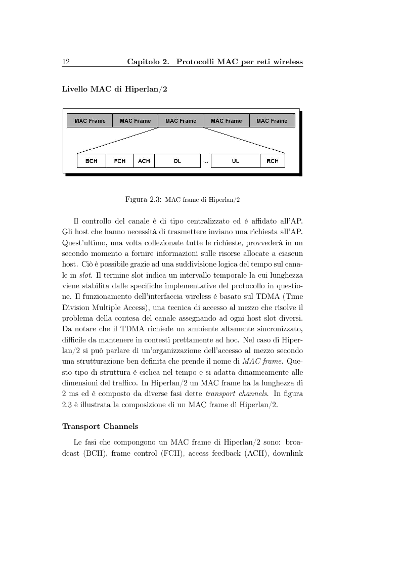 Anteprima della tesi: Un protocollo MAC multicanale per reti wireless ad-hoc, Pagina 10