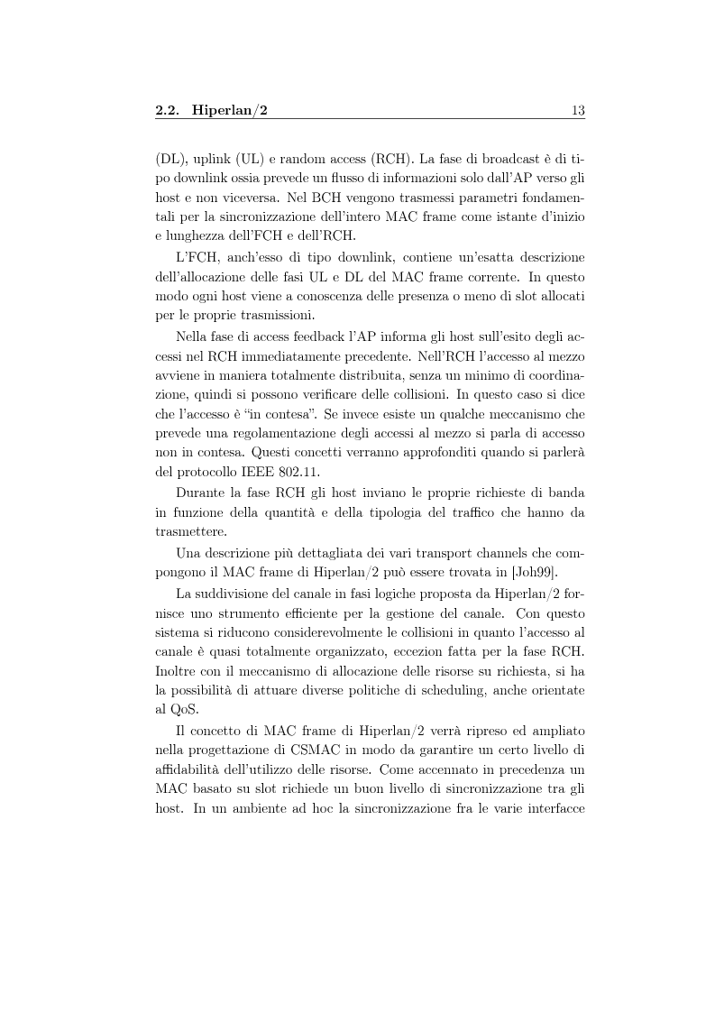 Anteprima della tesi: Un protocollo MAC multicanale per reti wireless ad-hoc, Pagina 11