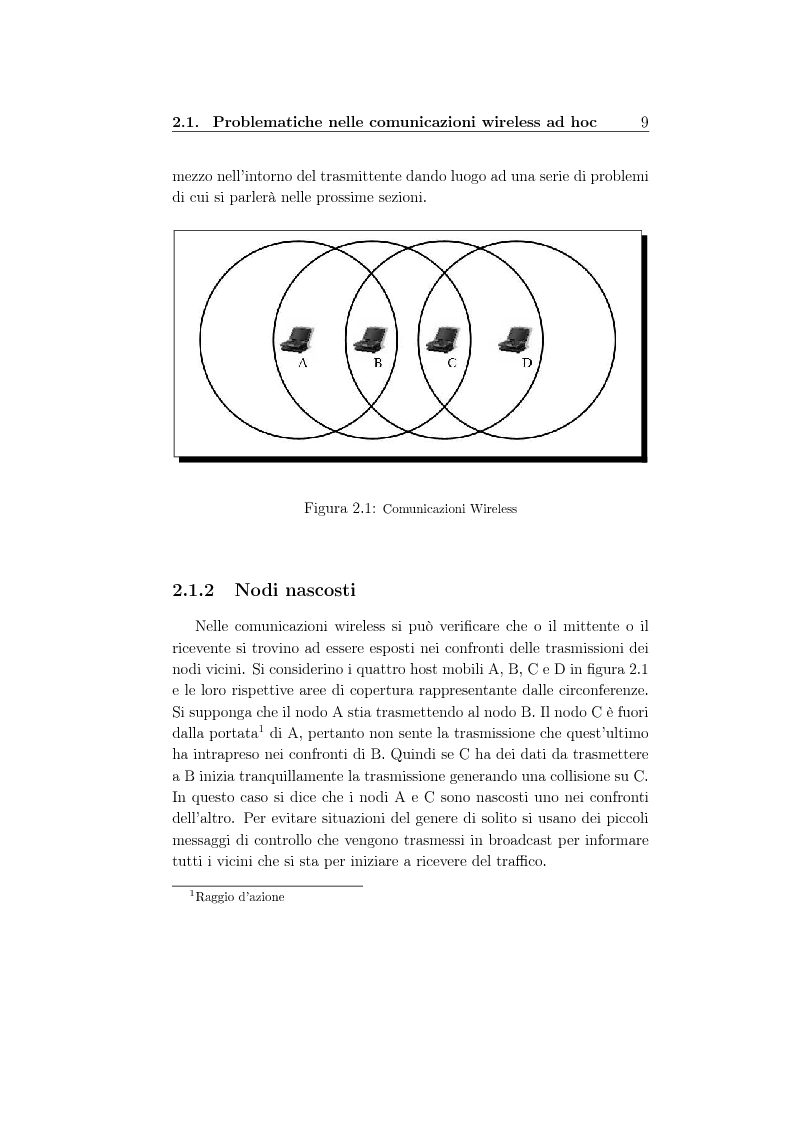 Anteprima della tesi: Un protocollo MAC multicanale per reti wireless ad-hoc, Pagina 7