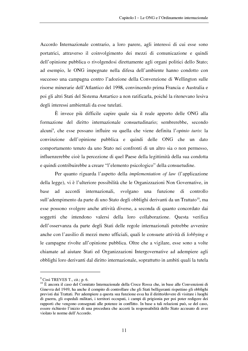 Anteprima della tesi: Il ruolo delle Organizzazioni Non Governative nel sistema del Tribunale Penale Internazionale per i crimini commessi nel territorio dell'ex Jugoslavia, Pagina 11