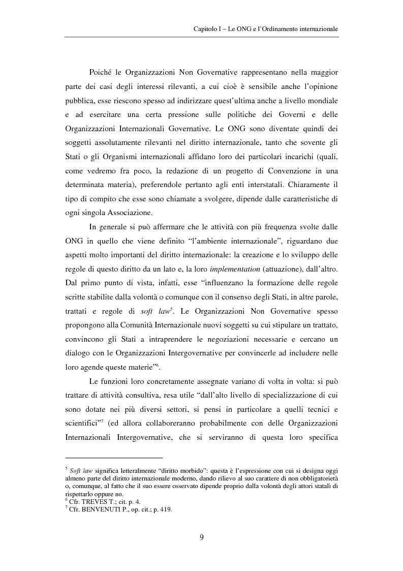 Anteprima della tesi: Il ruolo delle Organizzazioni Non Governative nel sistema del Tribunale Penale Internazionale per i crimini commessi nel territorio dell'ex Jugoslavia, Pagina 9