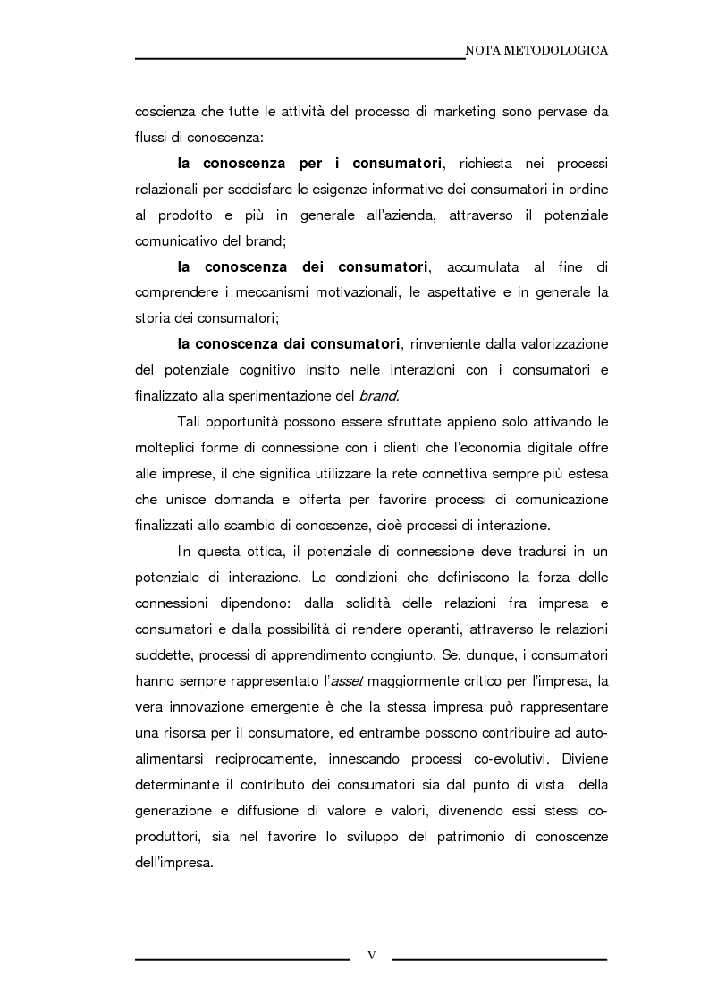 Anteprima della tesi: La marca come strumento di valorizzazione della conoscenza e delle relazioni, Pagina 2