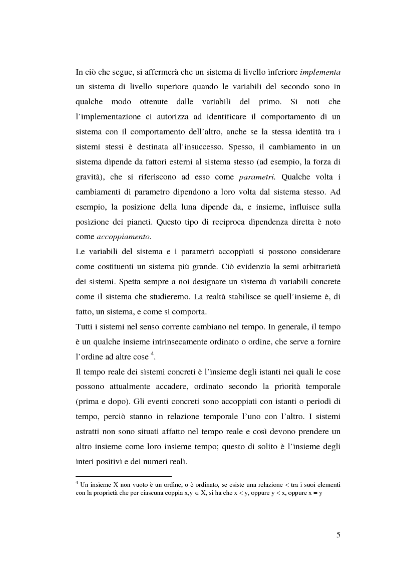 Anteprima della tesi: Agenti cognitivi incorporati. La prospettiva dei sistemi dinamici, Pagina 5