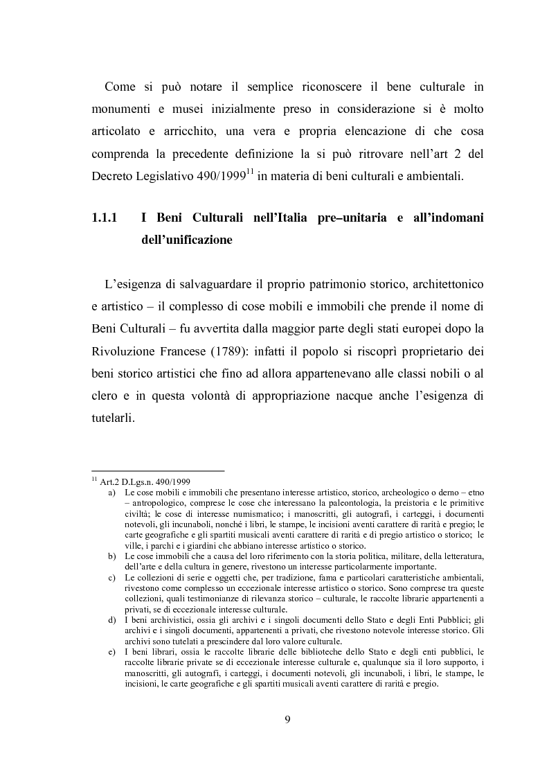Anteprima della tesi: La promozione della cultura museale on line, Pagina 5