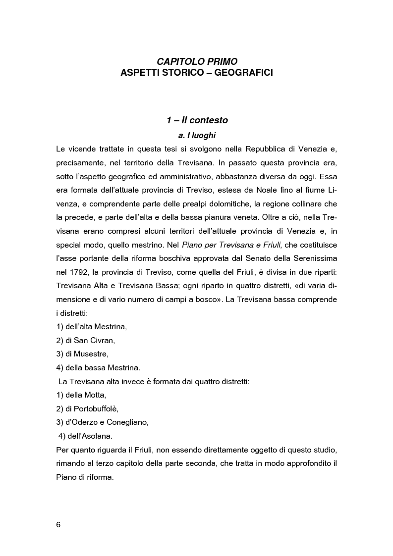Anteprima della tesi: Ascanio Amalteo e la riforma forestale del 1792 nel Trevigiano, Pagina 3