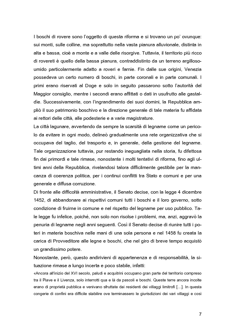 Anteprima della tesi: Ascanio Amalteo e la riforma forestale del 1792 nel Trevigiano, Pagina 4