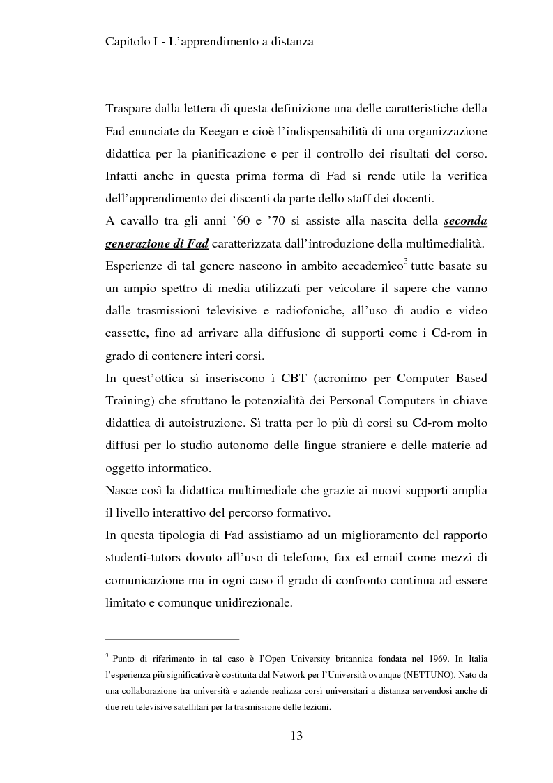 Anteprima della tesi: Le strategie dell'innovazione: e-learning. Un caso di studio., Pagina 11