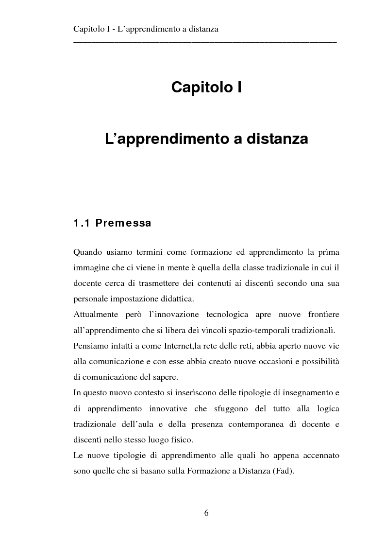 Anteprima della tesi: Le strategie dell'innovazione: e-learning. Un caso di studio., Pagina 4