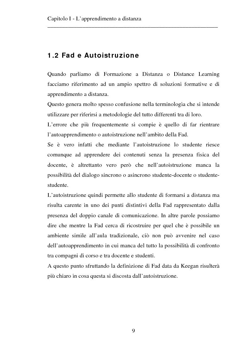 Anteprima della tesi: Le strategie dell'innovazione: e-learning. Un caso di studio., Pagina 7