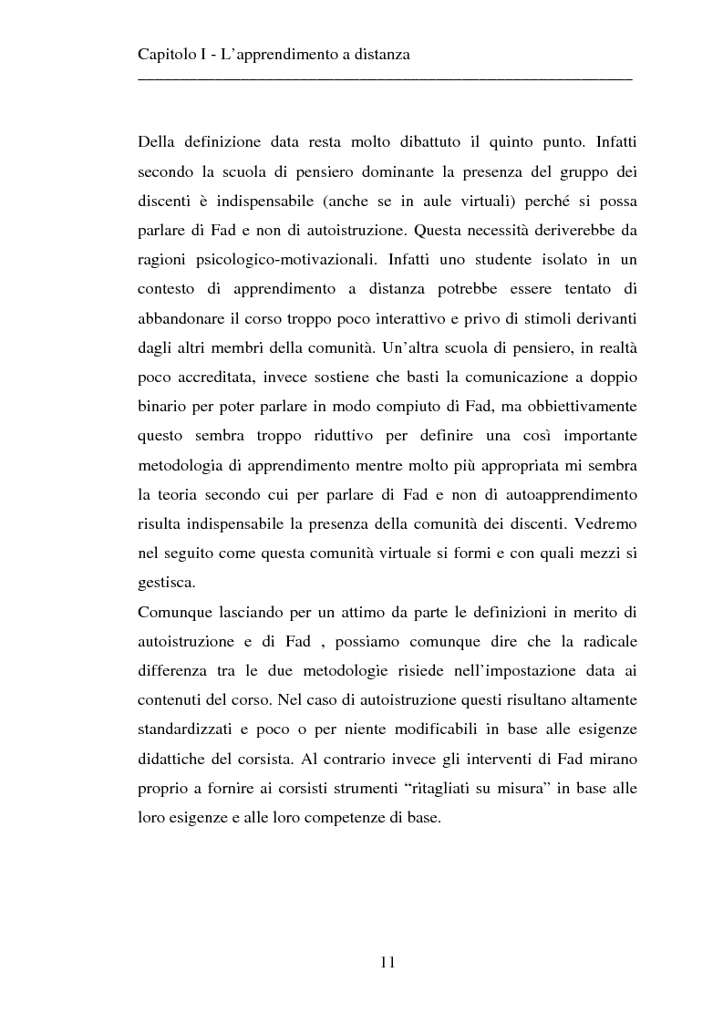 Anteprima della tesi: Le strategie dell'innovazione: e-learning. Un caso di studio., Pagina 9