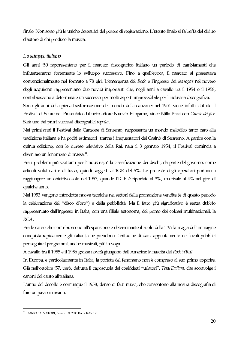 Anteprima della tesi: Il marketing strategico nell'industria discografica. Il caso BMG Ricordi, Pagina 15