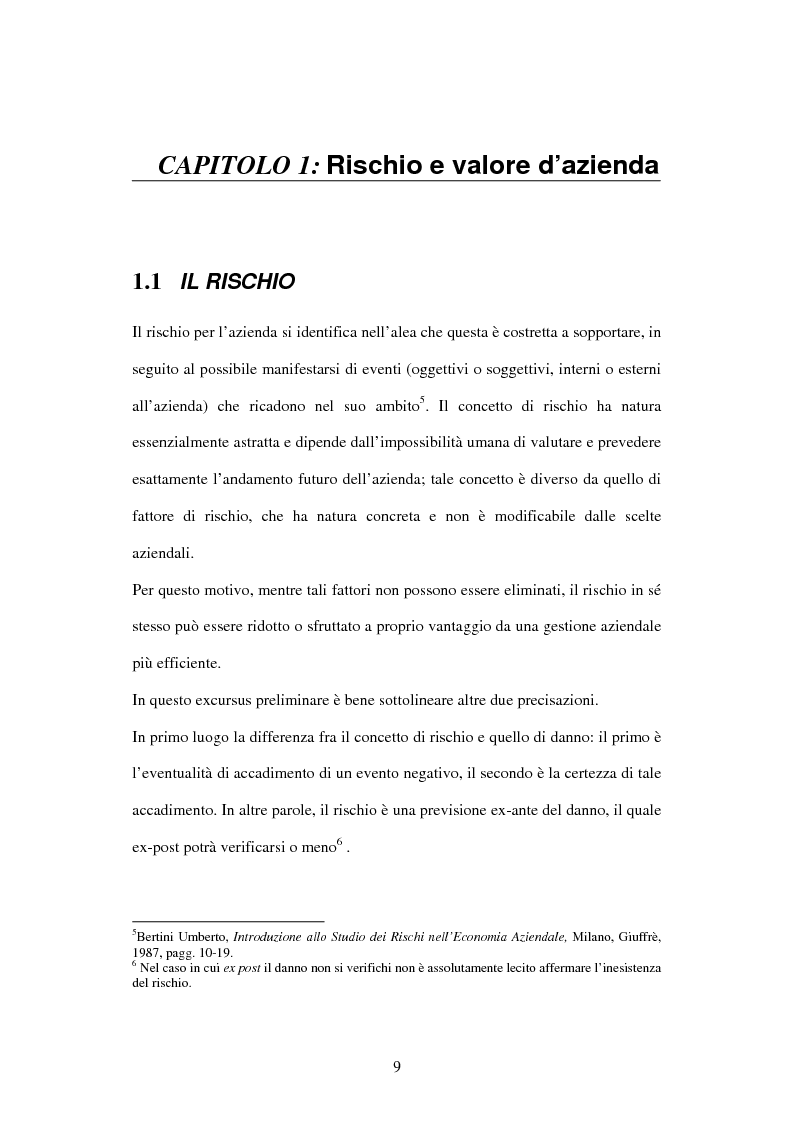 Anteprima della tesi: Le garanzie assicurative nella finanza aziendale, Pagina 4