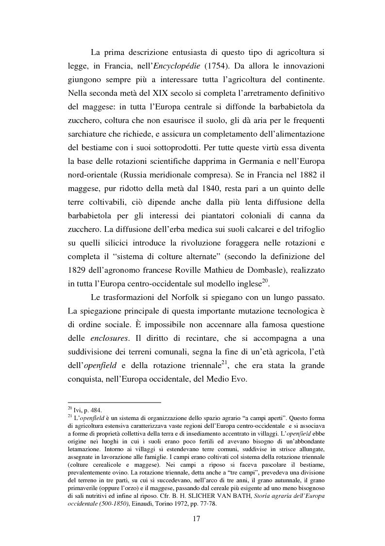 Anteprima della tesi: Agricoltura e innovazioni in Val Padana tra Otto e Novecento, Pagina 11