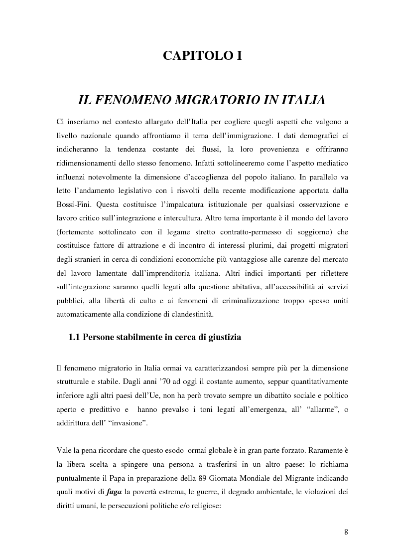 Anteprima della tesi: Politiche dell'immigrazione, modelli d'integrazione e prospettive interculturali in Provincia di Varese, Pagina 5