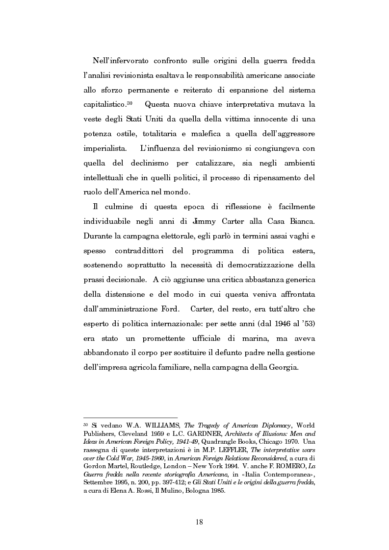 Anteprima della tesi: Gli U.S.A. e la politica estera di Jimmy Carter: 1977-1981, Pagina 14