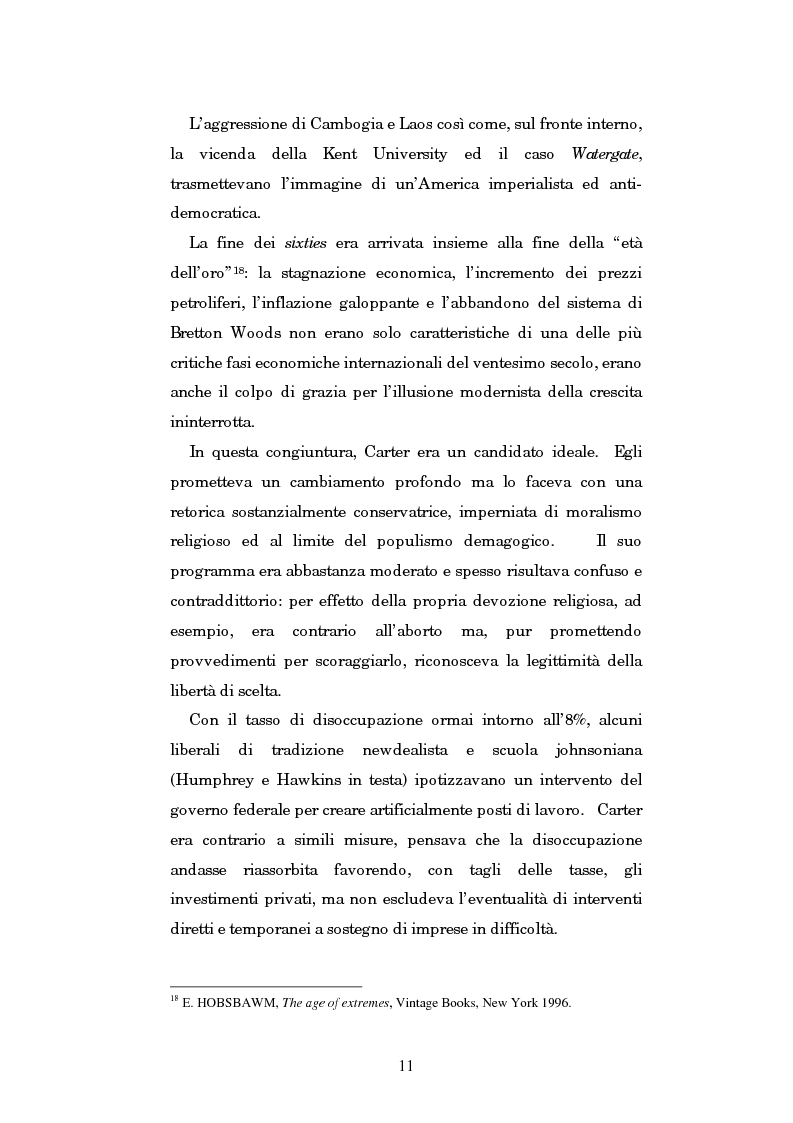Anteprima della tesi: Gli U.S.A. e la politica estera di Jimmy Carter: 1977-1981, Pagina 7