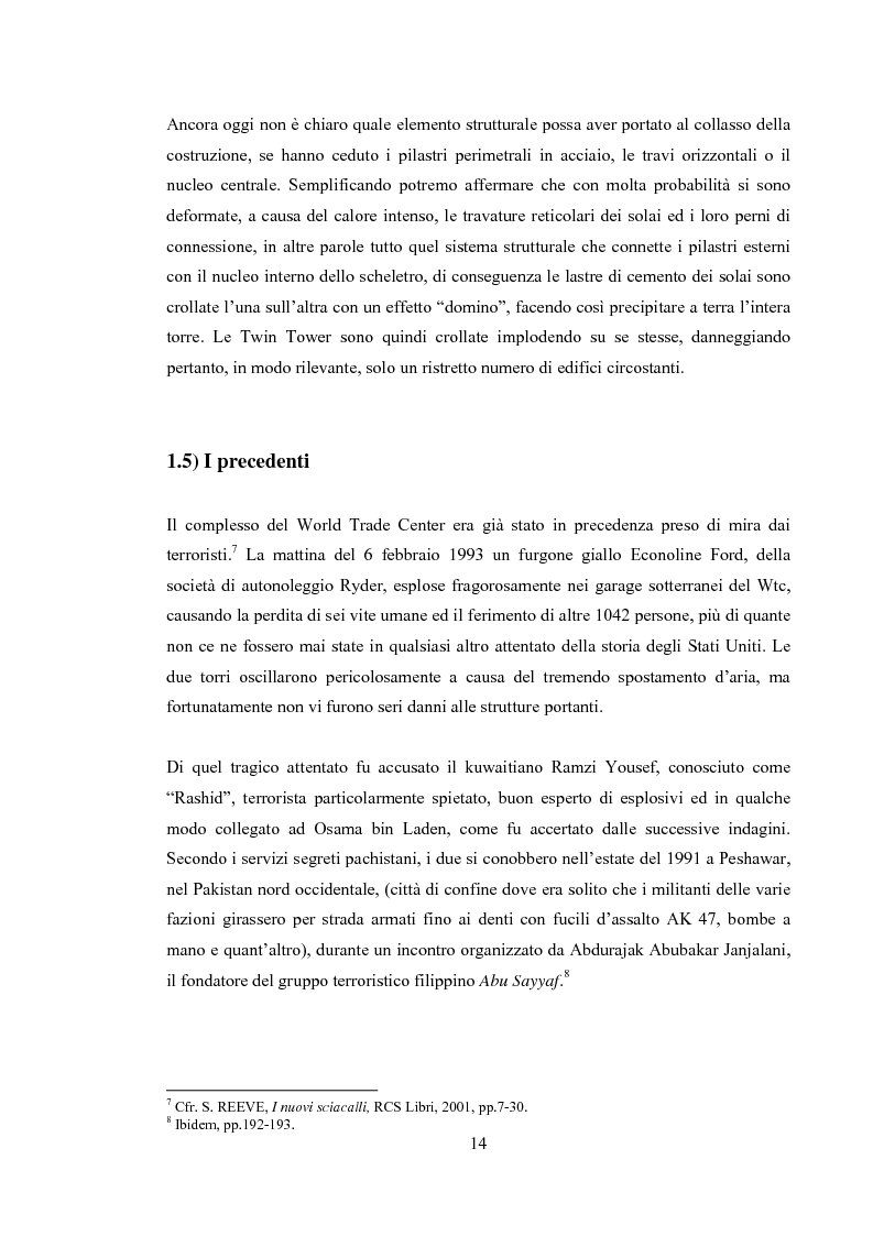 Anteprima della tesi: 11 Settembre 2001 "Per non dimenticare", Pagina 13