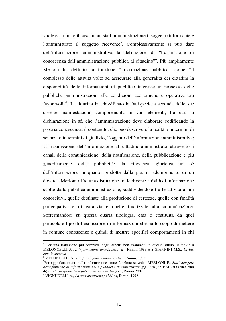 Anteprima della tesi: Gli uffici stampa delle pubbliche amministrazioni, Pagina 7
