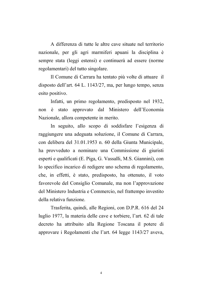Anteprima della tesi: Disciplina giuridica degli agri marmiferi, Pagina 4