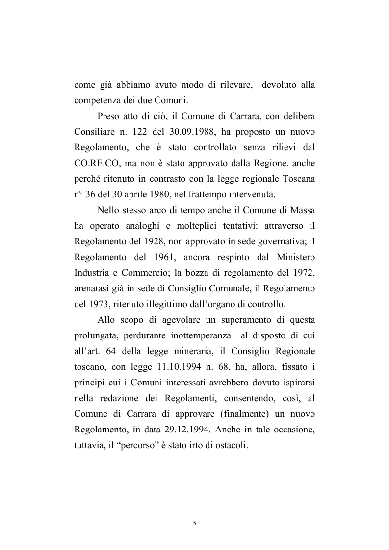 Anteprima della tesi: Disciplina giuridica degli agri marmiferi, Pagina 5