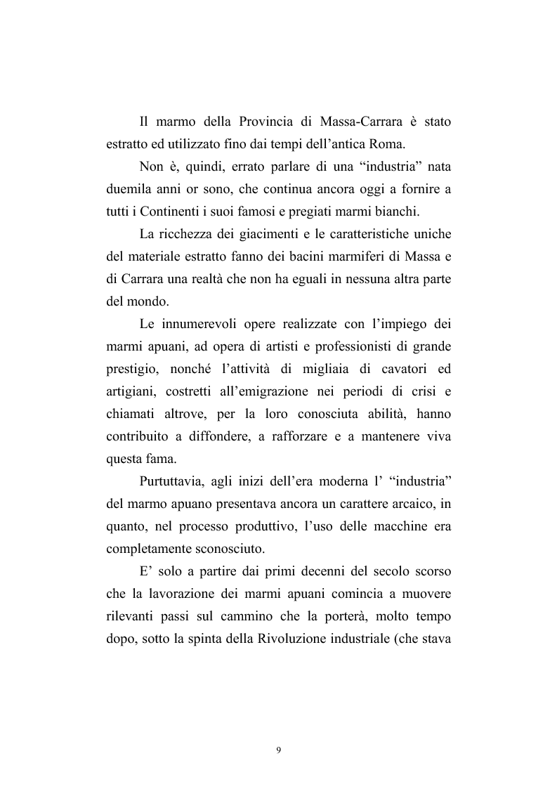 Anteprima della tesi: Disciplina giuridica degli agri marmiferi, Pagina 9