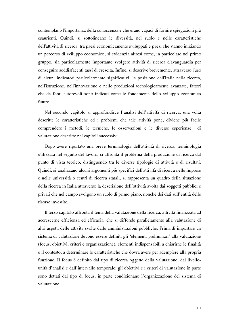 Anteprima della tesi: La valutazione della ricerca scientifica, Pagina 3