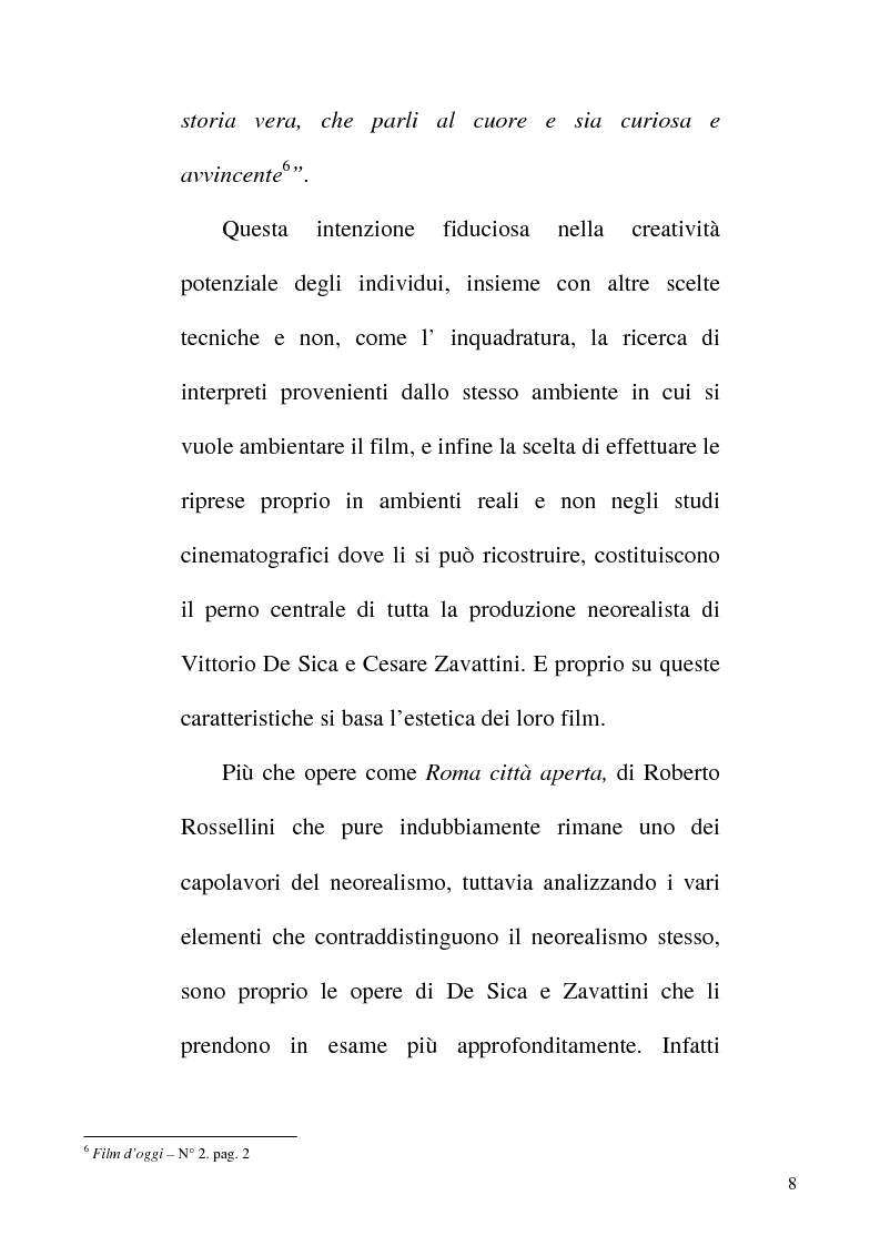 Anteprima della tesi: Linguaggio e realtà nel neorealismo cinematografico italiano, Pagina 7