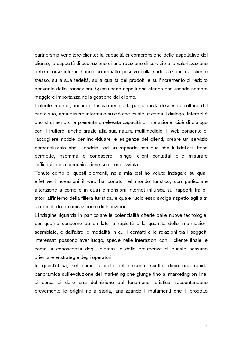 Anteprima della tesi: Il marketing relazionale nel settore turistico, Pagina 2