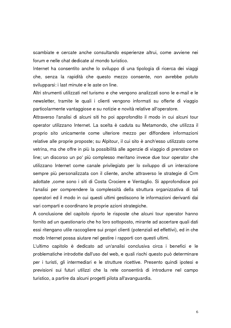 Anteprima della tesi: Il marketing relazionale nel settore turistico, Pagina 4