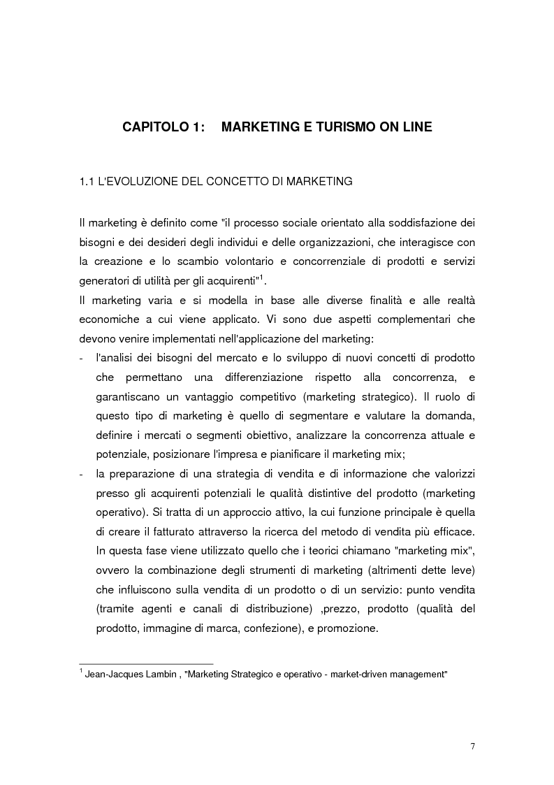 Anteprima della tesi: Il marketing relazionale nel settore turistico, Pagina 5