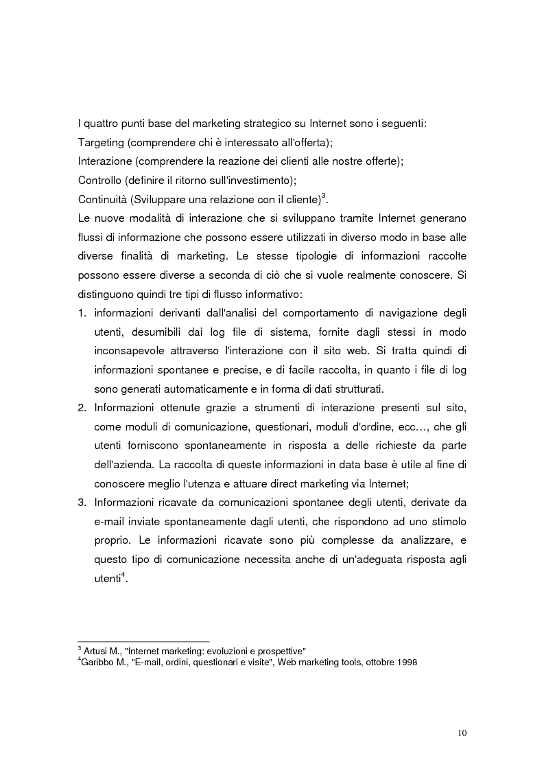 Anteprima della tesi: Il marketing relazionale nel settore turistico, Pagina 8