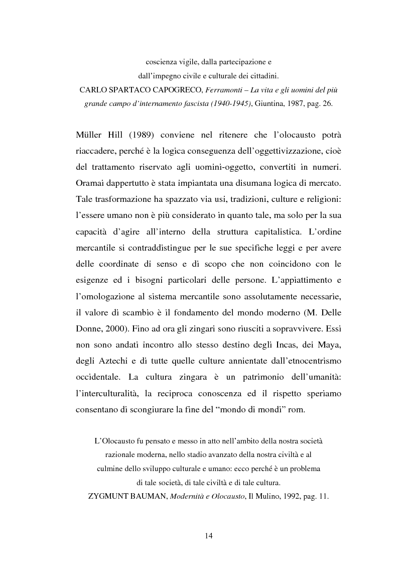 Anteprima della tesi: Un genocidio rimosso: il porrajmos zingaro, Pagina 12