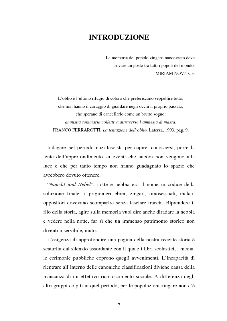 Anteprima della tesi: Un genocidio rimosso: il porrajmos zingaro, Pagina 5