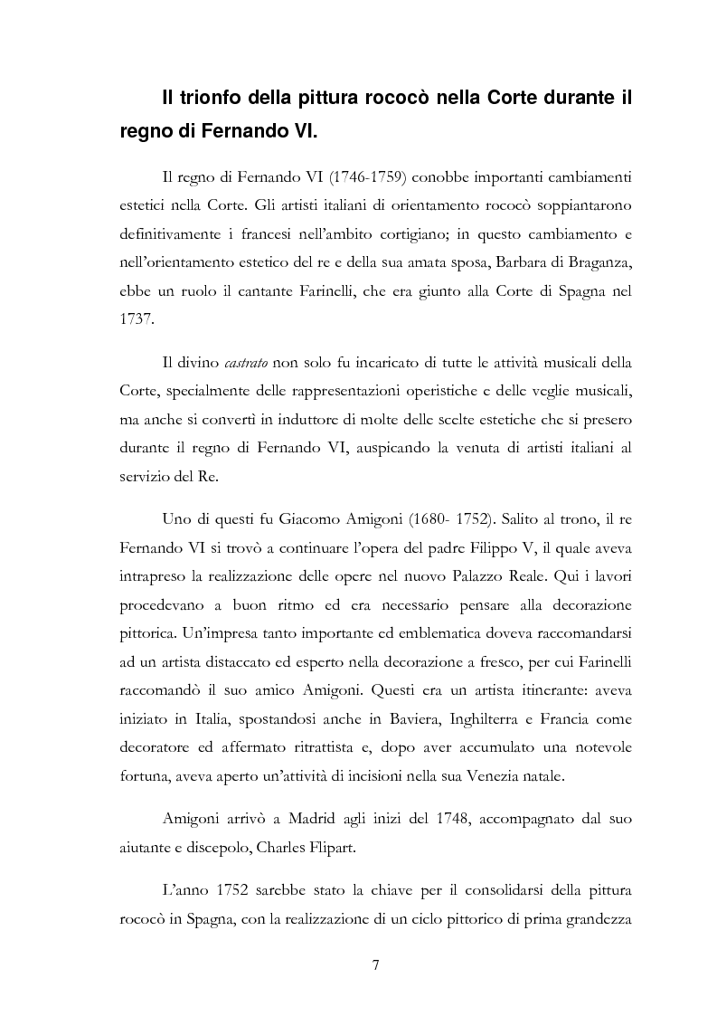 Anteprima della tesi: L'influsso di Corrado Giaquinto sulla pittura spagnola del XVIII secolo, Pagina 7