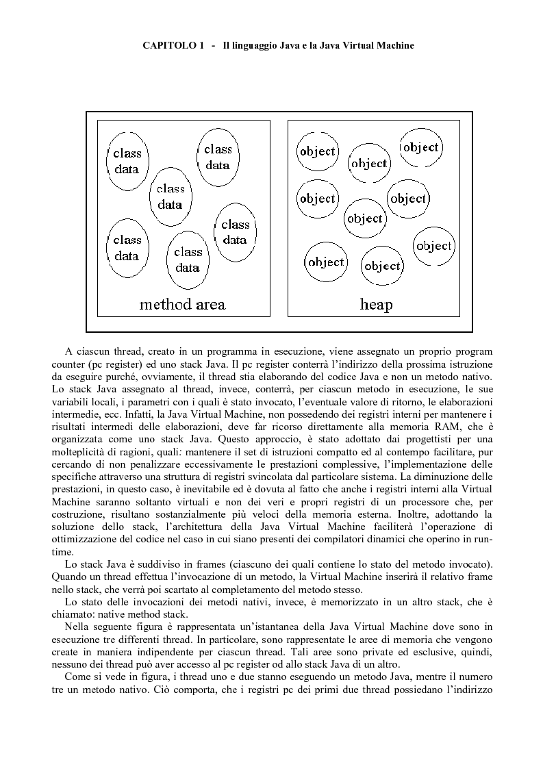 Anteprima della tesi: Sviluppo di software Java ad alte prestazioni e realizzazione di una suite di benchmarks per J2ME e J2SE orientati al DSP, Pagina 12