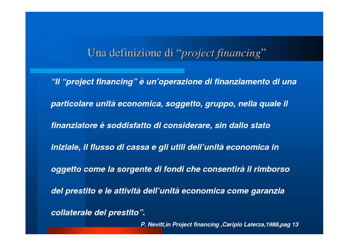 Anteprima della tesi: Il "project financing": quadro normativo, analisi della situazione in Campania, valutazione propositiva, Pagina 2