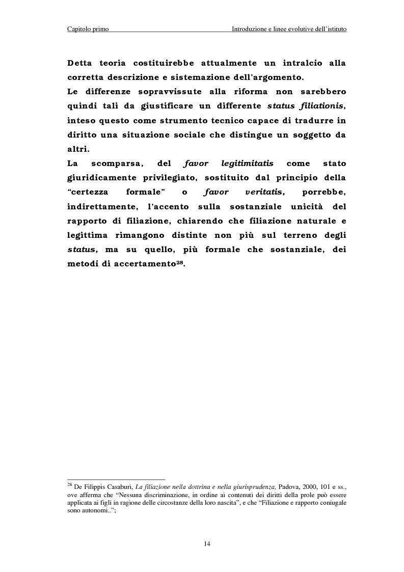 Anteprima della tesi: Il riconoscimento del figlio naturale, Pagina 14