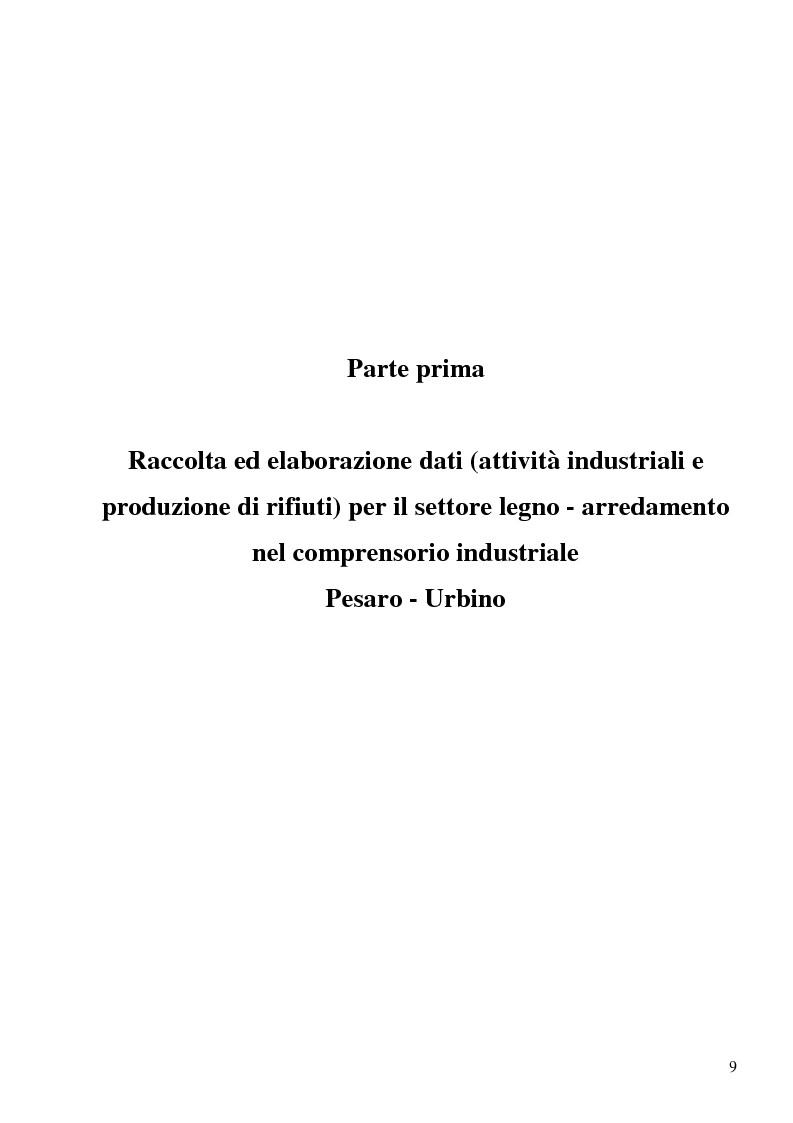 Anteprima della tesi: Opzioni per il recupero energetico dei rifiuti del settore legno arredamento nel comprensorio industriale Pesaro Urbino, Pagina 4