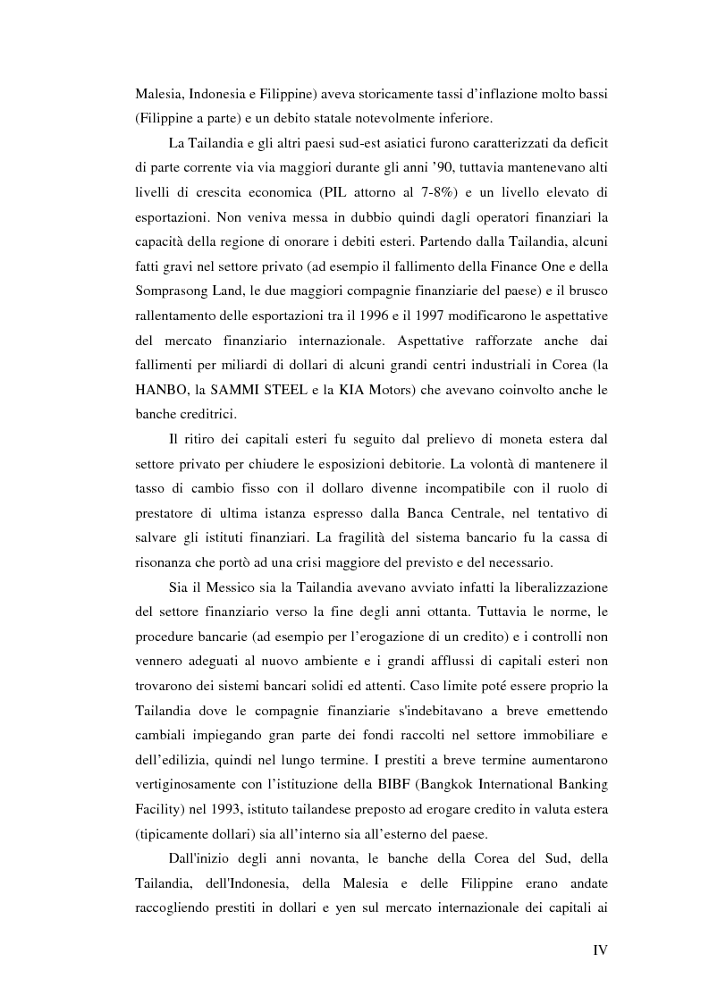 Anteprima della tesi: Il crollo del peso messicano e cenni sulla crisi asiatica, Pagina 4