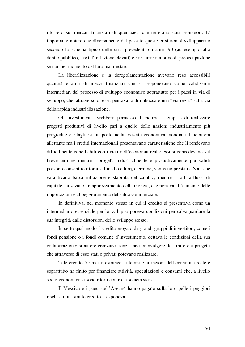 Anteprima della tesi: Il crollo del peso messicano e cenni sulla crisi asiatica, Pagina 6