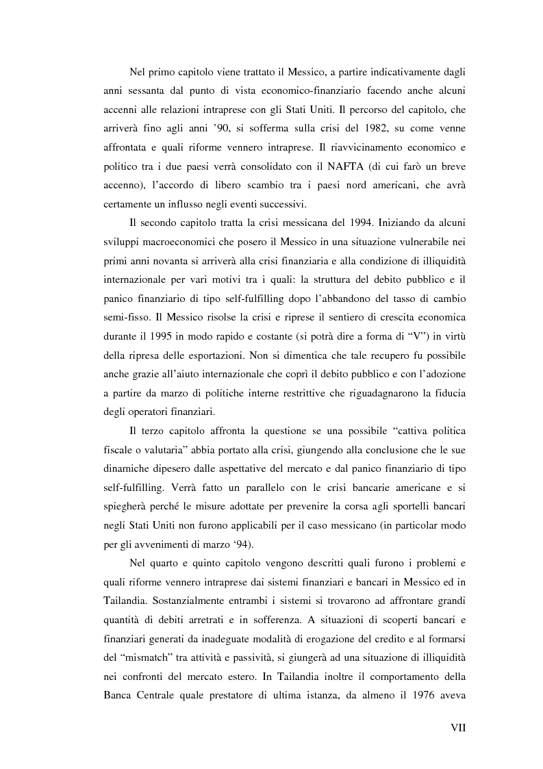 Anteprima della tesi: Il crollo del peso messicano e cenni sulla crisi asiatica, Pagina 7