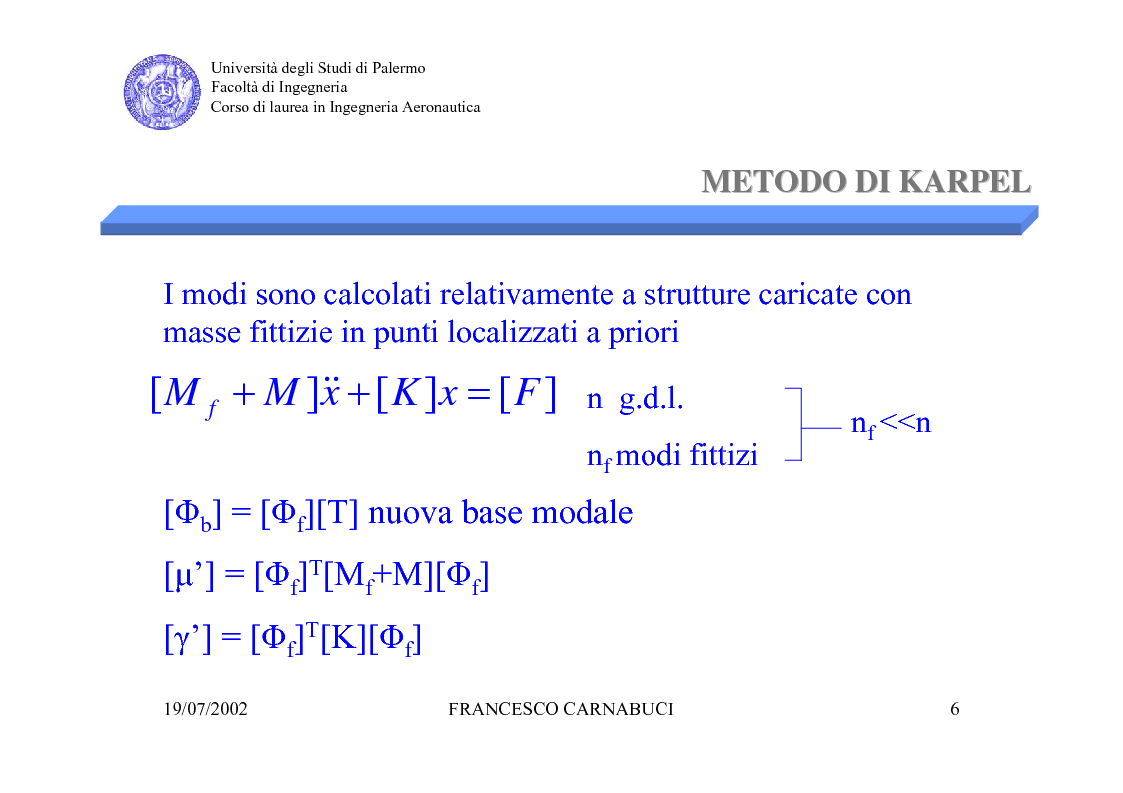 Anteprima della tesi: Modellizzazione Numerica e Verifica Sperimentale della Sospensione Pneumatica per Prove di Vibrazione al Suolo di un Grande Liner, Pagina 6