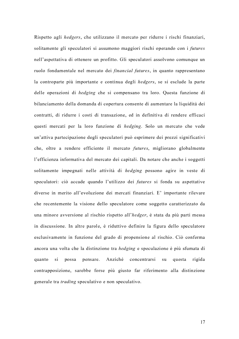Anteprima della tesi: Il mercato italiano degli stock futures, Pagina 13